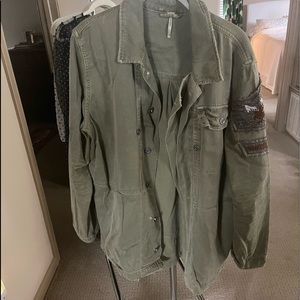 Free People military inspire jacket.